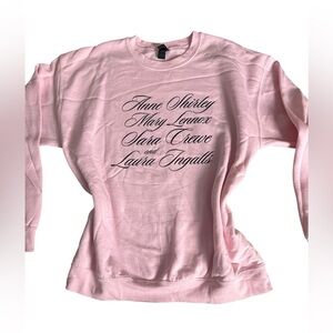 Caitymeds Closet, girls that raised us sweater, pink, large